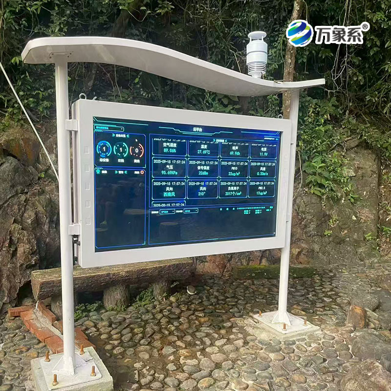 高智能彩屏負氧離子監測站